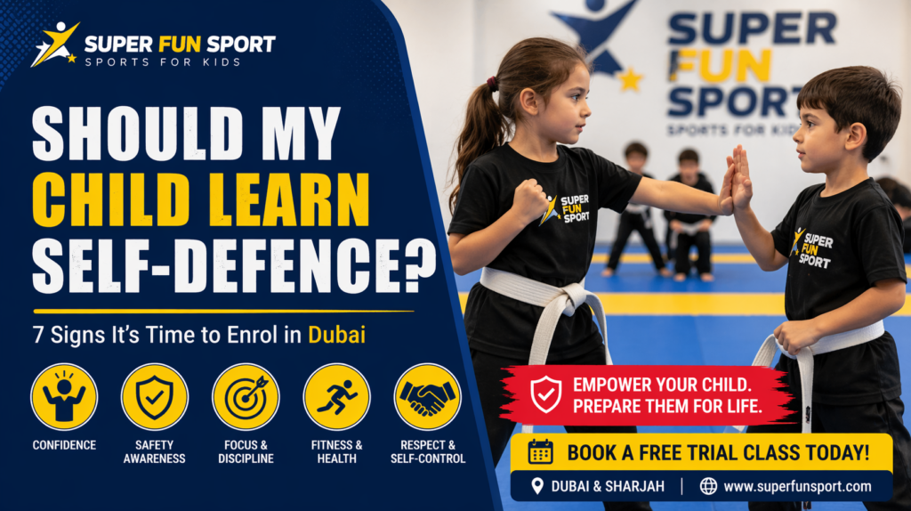 kids self defence training Dubai class